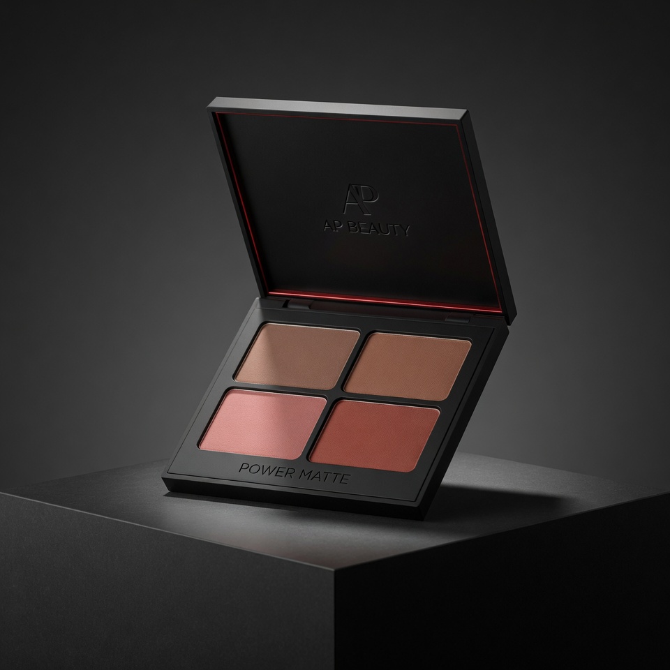 Paleta de rubor y contorno Power Matte de AP Beauty